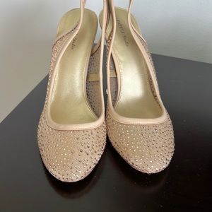 Glittery stiletto heels